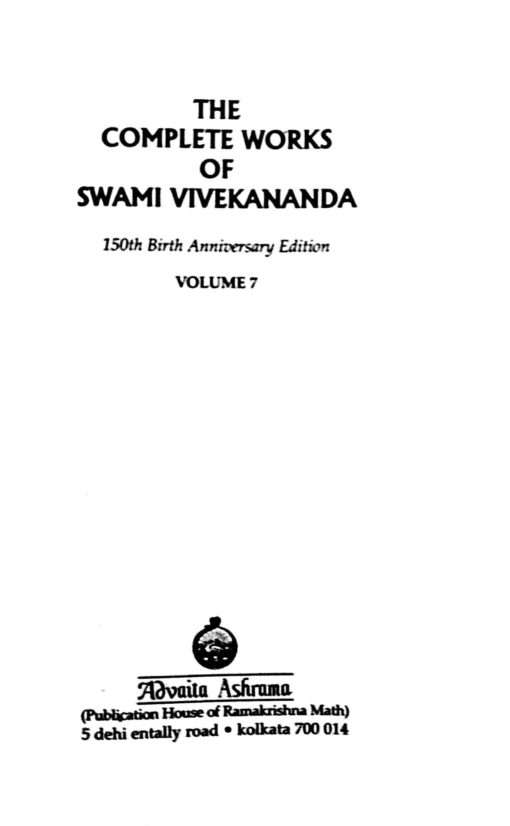 The Complete Works of Swami Vivekananda (set of 9 volumes) - Image 24